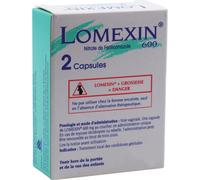 Lomexin 600mg Nitrate De Fenticonazole 2 Capsules Molles Vaginales
