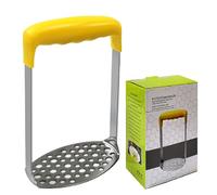 LOMONI portable en acier inoxydable avec purée à pommes de terre, maillage fin, cuisine, presse-ail pommes de terre, pommes de terre, patate douce, poignée antidérapante pour pommes de terre