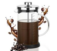 lompyeu Cafetière à Piston,600ml French Press avec Filtres Remplacement