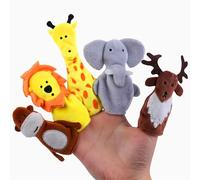 LOMTRATS 2024 Marionnettes à Doigts, Mignonnes marionnettes à Doigts Doux pour l'éducation précoce, Divertissement, Histoires au Coucher, Jouets Fantaisie, Cadeaux pour Enfants.