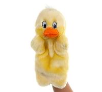 LOMTRATS Marionnettes à Main Animaux en Peluche Jouets pour Faire Semblant de Jouer imaginatif Cadeaux de Narration pour Les Enfants (Canard Jaune, Normal Size)