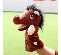 LOMTRATS Marionnettes à main contenant loups, tigres, lions, singes et bouches mobiles, parfaites pour raconter des histoires, enseigner et cadeau d'anniversaire