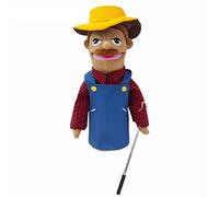 LOMTRATS Marionnettes à Main de théâtre pour Enfants,Comprend Enseignant,Policier,Pirate,détective,etc.avec des bouches Ouvertes Mobiles,pour raconter des Histoires,Cadeaux de Festival,1 PCS