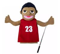 LOMTRATS Marionnettes à Main de théâtre pour Enfants,Comprend Enseignant,Policier,Pirate,détective,etc.avec des bouches Ouvertes Mobiles,pour raconter des Histoires,Cadeaux de Festival,1 PCS