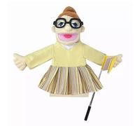 LOMTRATS Marionnettes à Main de théâtre pour Enfants,Comprend Enseignant,Policier,Pirate,détective,etc.avec des bouches Ouvertes Mobiles,pour raconter des Histoires,Cadeaux de Festival,1 PCS