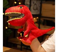 LOMTRATS Marionnettes à Main Dinosaures pour Enfants,Comprenant Un tricératops et Un tyrannosaure Rex avec Bouche Ouverte Mobile,parfaites pour raconter des Histoires,Les Cadeaux d'anniversaire