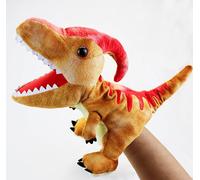 LOMTRATS Marionnettes à Main Dinosaures pour Enfants,Comprenant Un tricératops et Un tyrannosaure Rex avec Bouche Ouverte Mobile,parfaites pour raconter des Histoires,Les Cadeaux d'anniversaire
