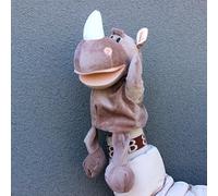 LOMTRATS Marionnettes à main en forme d'animal pour enfants, tout-petits comprenant loup, tigre, lion et singe avec jambes, parfaites pour raconter des histoires, enseigner, préscolaire, cadeaux