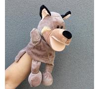 LOMTRATS Marionnettes à main en forme d'animal pour enfants, tout-petits comprenant loup, tigre, lion et singe avec jambes, parfaites pour raconter des histoires, enseigner, préscolaire, cadeaux