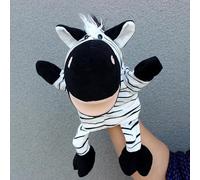 LOMTRATS Marionnettes à main en forme d'animal pour enfants, tout-petits comprenant loup, tigre, lion et singe avec jambes, parfaites pour raconter des histoires, enseigner, préscolaire, cadeaux