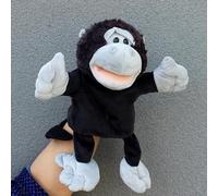 LOMTRATS Marionnettes à main en forme d'animal pour enfants, tout-petits comprenant loup, tigre, lion et singe avec jambes, parfaites pour raconter des histoires, enseigner, préscolaire, cadeaux