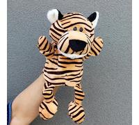 LOMTRATS Marionnettes à main en forme d'animal pour enfants, tout-petits comprenant loup, tigre, lion, singe avec jambes, parfaites pour raconter des histoires, enseigner, préscolaire, cadeaux