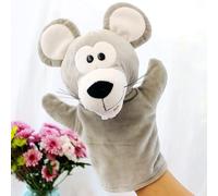 LOMTRATS Marionnettes pour enfants, tout-petits comprennent loup, tigre, lion, singe et bouches ouvertes mobiles, parfait pour raconter des histoires, enseigner, âge préscolaire et comme cadeau d