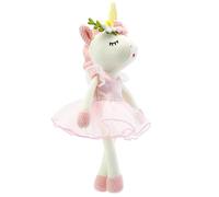 LOMTRATS Poupée tricotée pour Enfants, Le Tout-Petit Comprend Un Lapin et Une Licorne tricotée,Parfaite pour raconter des Histoires,enseigner,l'école Maternelle,Les Cadeaux d'anniversaire