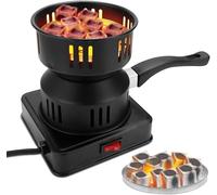 LOMUG Allume-charbon électrique avec long câble 450-600 W - Accessoire pour four à charbon avec poignée - Pour la Saint-Valentin