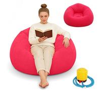 LOMUG Canapé Lazy Bean Bag - Canapé gonflable - Lavable - Canapé de jeu gonflable portable - Pour l'intérieur et l'extérieur, le camping, le salon