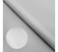 LOMUG Simili Cuir au Metre, 200x140cm Tissus Simili Cuir Gris pour Revêtement et Décoration, Tissu Cuir Synthétique Imperméable pour Réparation des Fissures, Canapés,Chaises,Maison,Objets,Non Adhésive