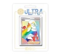 Lona 218/198 Dresseur Arc en Ciel Secrète - Ultraboost X Épée et Bouclier 6 Règne de Glace - Coffret de 10 Cartes Pokémon Françaises