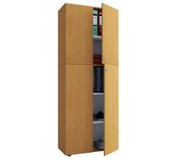 Lona Armoire universelle, armoire à habits, 4 portes, imitation hêtre.