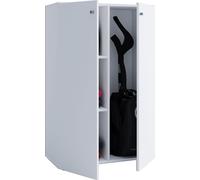 Lona Mini Armoire universelle, armoire de nettoyage, 2 portes, blanc.