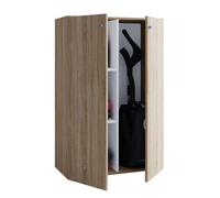 Lona Mini Armoire universelle, armoire de nettoyage, 2 portes, imitation chêne Sonoma.