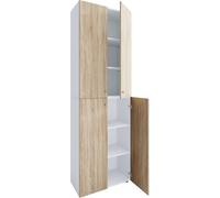 Lona2XLDT armoire de bureau 4 portes blanc.
