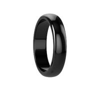 Lonage Bague en hématite pour homme et femme, véritables pierres noires magnétiques pour l'anxiété, équilibre, chakra racine, absorption des énergies négatives, taille 6-13, Pierre précieuse, Pyrite