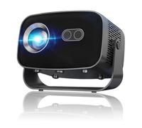 LONAISCI Projecteur intelligent avec WiFi et Bluetooth, support 4K, mise au point électrique automatique Keystone 360°, projecteur portable compatible avec smartphone, PC, ordinateur portable Android