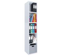 LonaIXXL étagère de bureau 5 tablettes blanc.