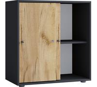 LonaLST armoire de bureau 2 portes anthracite, chêneReproduction.