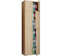 LonaXXL armoire de bureau 6 portes chêneReproduction.