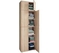 LonaXXL armoire de rangement 6 portes chêneReproduction.