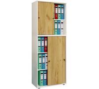 LonaXXL5ST armoire de bureau blanc, chêneReproduction.
