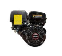 Loncin Moteur 420 CC avec démarrage électrique et à déchirure - 12.3 HP, arbre conique Ø23 mm, essence - Compatible avec tondeuse à gazon, motoculteurs, générateurs et équipements