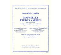 Méthodes et pédagogie LEDUC LONDEIX J.M. - NOUVELLES ETUDES VARIEES DANS TOUS LES TONS - SAXOPHONE Saxophone