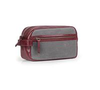 Londo - Articles de Toilette en Cuir véritable Dopp kit, Sac de Rangement pour Organisateur de Rasage pour Maquillage, étui - Unisexe