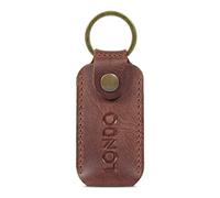 Londo Étui en Cuir véritable avec Porte-clés pour Ledger Nano S Bitcoin Wallet Unisexe