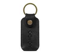 Londo Étui en Cuir véritable avec Porte-clés pour Ledger Nano S Bitcoin Wallet Unisexe (Noir)