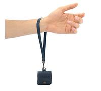 Londo Étui en Cuir Véritable Compatible avec Apple Airpods & Airpods 2, Pochette avec Sangle, Housse de Protection