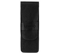 Londo Étui en Cuir Véritable pour Stylos et Crayons avec Fermeture - Trousse à Stylos, Pochette de Fournitures de Bureau et Voyage