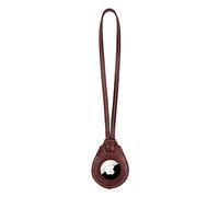 Londo Housse en Cuir Véritable pour AirTag avec Collier - Housse de Protection Élégante et Durable Compatible avec Apple AirTag, Pratique pour Les Voyages et Le Quotidien