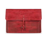 Londo Housse en Cuir Véritable pour MacBook Pro et MacBook Air, Poche Frontale et Fermeture à Rabat - 16 Pouces - 15 Pouces - 15,5 Pouces (M4, M3, M2, M1, Pro & Max) Modèles 2020 à 2024