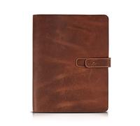 Londo Housse en Cuir Véritable pour Tablette 11 Pouces - Étui pour iPad Air, iPad Pro 11, iPad avec Deux Emplacements pour Cartes et Porte-Crayon/Apple Pencil en Cuir