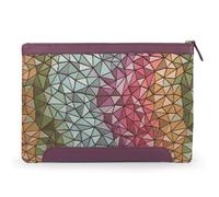 Londo Housse pour Ordinateur Portable en Cuir veritable - Protection élégante pour MacBook M1 M2 M3 Pro Max (Violet, 15 Pouces)