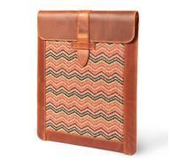 Londo Housse Tablette Clavier Cuir Véritable 12.9 Pouces, Étui Protection Premium avec Sangle Marque-Page, Design Slim, Unisexe