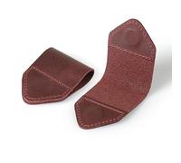 Londo Marque-Page en Cuir Véritable Fait Main (Lot de 2) Signet Durable, Design Élégant