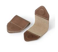 Londo Marque-Page en Cuir Véritable Fait Main (Lot de 2) Signet Durable, Design Élégant