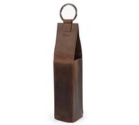 Londo Porte-Bouteille de Vin en Cuir Véritable - Porte-vin Élégant et Durable pour Voyage, Pique-niques et Cadeaux