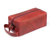 Londo Sac de Voyage en Cuir véritable - Sac cosmétique, Sac de Rangement pour Organisateur, Sac de Maquillage