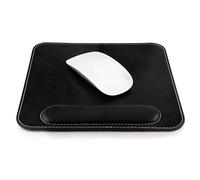Londo Tapis de Souris en Cuir Véritable avec Repose Poignet - Ergonomique Confort Tapis de Souris
